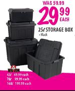 Big Jim Storage Box Black-160Ltr Each