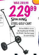 Spalding Steel Golf Cart