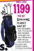 Spalding Fx Adult Golf Set-Per Set