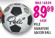 Pele Signature Soccer Ball-Each 