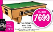 Coin -Operated Pool Table