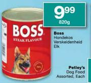 Boss Hondekos Verskeidenheid Elk-820Gm