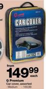 Q Premium Car Cover Assorted Medium Each