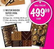 Wilton Woven Super 5 Rugs-136x210cm Each