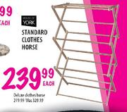 House Of York Deluxe Clothes Horse
