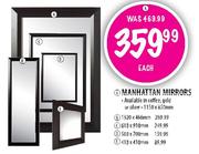 Manhattan Mirrors-610x910mm Each