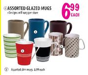 Assorted Glazed Mugs-Each