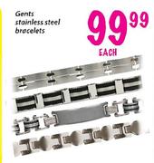Gents Stainless Steel Bracelets-each