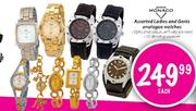 Monaco Assorted Ladies and Gents Analogue Watches-each