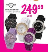Monaco Colour Watches-each