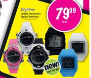 Digitime Ladies and Gents Digital Watches-each