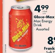 Gluco-Max Max Energy Drink Assorted-330ml each