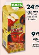 Liqui Fruit 100% Fruit Juice Blend Assorted-2 Ltr each