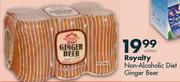 Royalty Non-Alcoholic Diet Ginger Beer-6 x 330ml