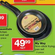 My Way Non-Stick Frying Pan Set-2-piece per set