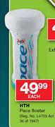 HTH Pace Floater (Reg.No. L4709 Act 38 of 1947)