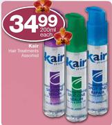 Kair Hair Treatments Assorted-200ml Each
