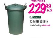 Lifestyle 120Ltr Refuse Bin-Each