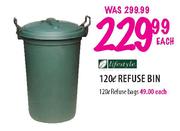 Lifestyle 120Ltr Refuse Bag-Each