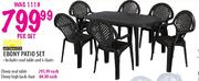 Antracite Ebony Patio Set