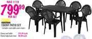 Antracite Ebony High Back Chair-Each