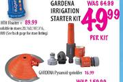 Gardenia Irrigation Starter Kit
