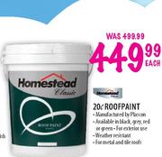 Homestead Rooofpaint-20Ltr Each