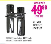 Fortnox 5 Lever Mortice Lock Set-Per Set
