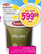 Plascon Micatex Standard Colours-20Ltr Each