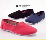 Ladies Canvas Sneakers-Per Pair