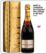 Moet & Chandon Brut Imperial Non Vintage In Gift Box-1x750ml 