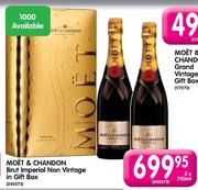 Moet & Chandon Brut Imperial Non Vintage In Gift Box-2x750ml 