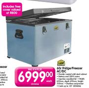 Camp Master Fridge/Freezer AC/DC-60L Each