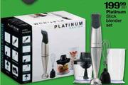 Platinum Stick Blender Set - Per Set