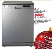 LG 14 Place Direct Drive Dishwasher-Each