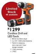 Cordless Drill & LED Torch (BS12C)