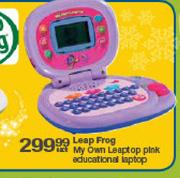 Leap Frog My Own Leaptop Pink Educational Laptop-Each