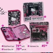 Hello Kitty Filled Pencil Case