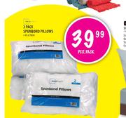 2 Pack Spunbond Pillows-45x70cm-Per Pack