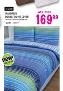 Mandarin Queen Duvet Cover