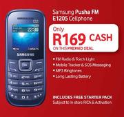 Samsung Pusha FM E1205 Cellphone