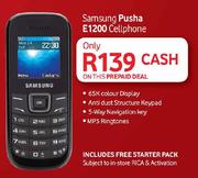 Samsung Pusha E1200 Cellphone