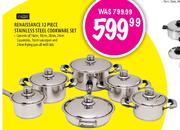 Renaissance 12 Piece Stainless Steel Cookware Set