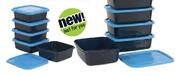 Mainstays 4 Piece Storage Containers-800ml Per Pack