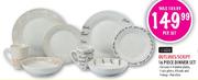 Simple Choice Outlines/Script 16 Piece Dinner Set-Per Set