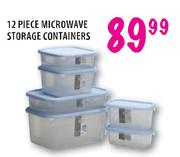 12 Piece Microwave Storage Containers