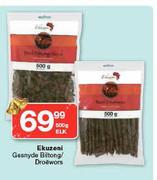 Ekuzeni Gesnyde Biltong/Droewors-500g Elk