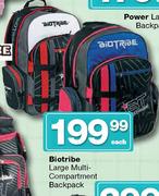 Biotribe Large Multi Compartment Backpack-Each
