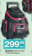 Biotribe Multi Pocket Trolley Backpack-Each