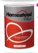 Homestead Gloss Enamel White-5L Each